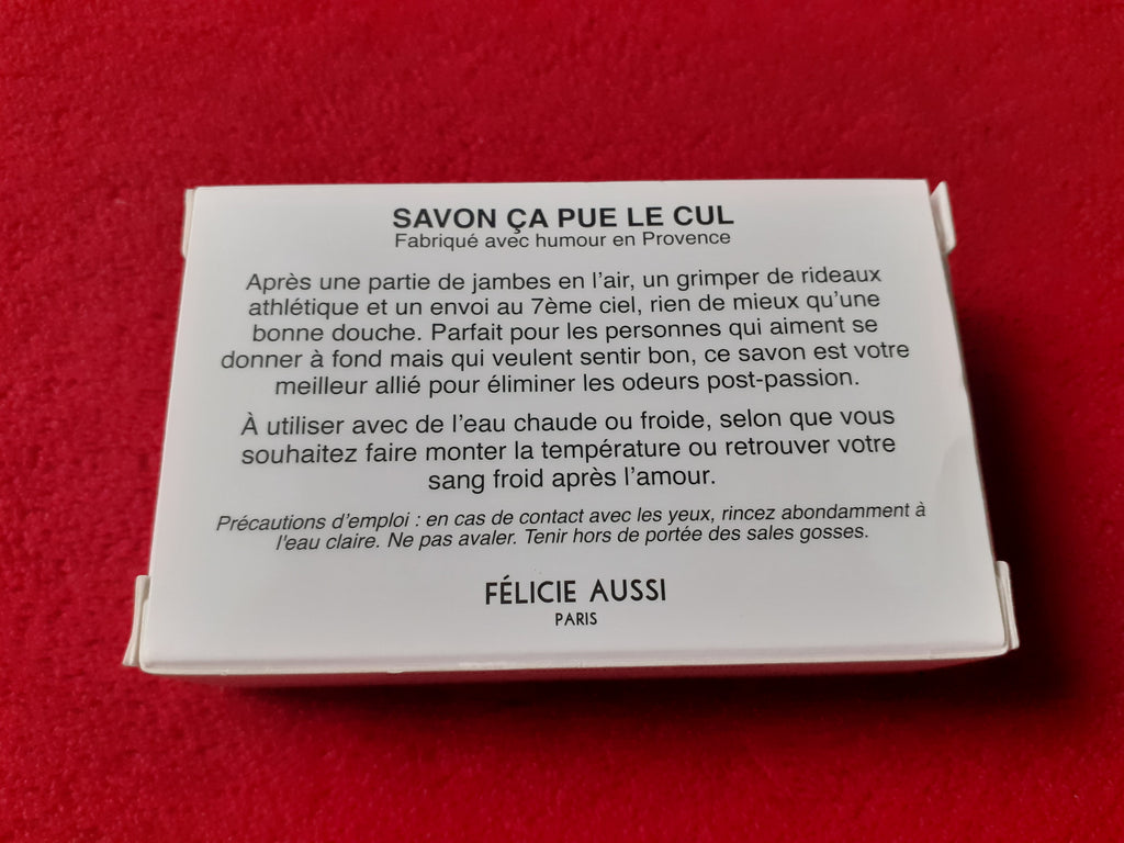 Félicie Aussi - SAVON 125 gr - ÇA PUE LE CUL