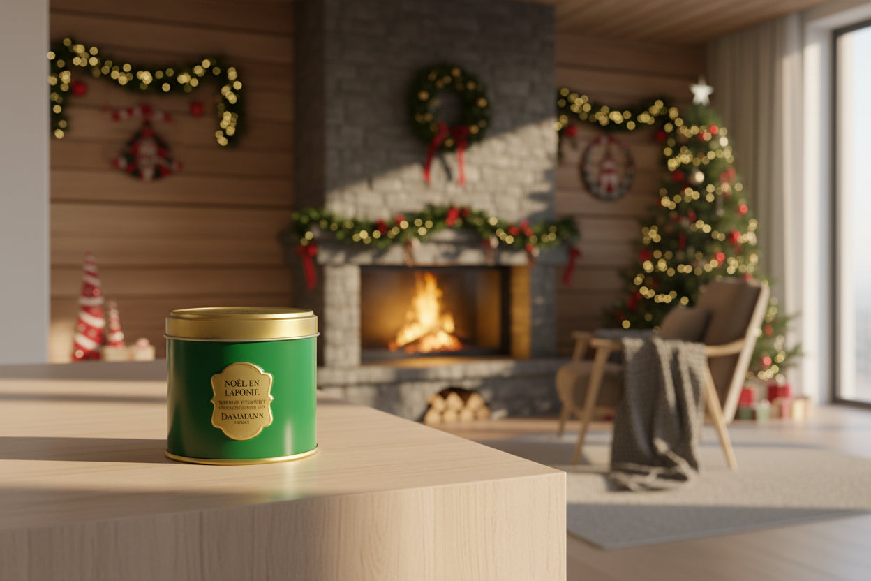 Dammann Frères - Thé vert Noël en Laponie - boîte vrac 100gr
