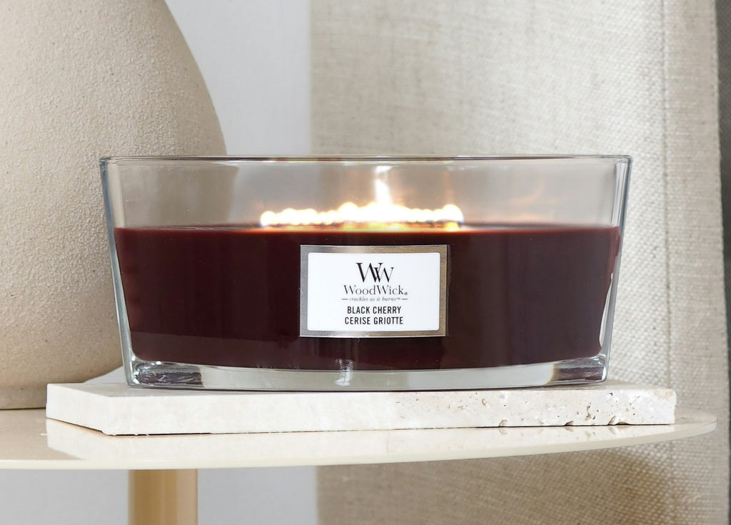 Woodwick Ellipse Black Cherry 453g