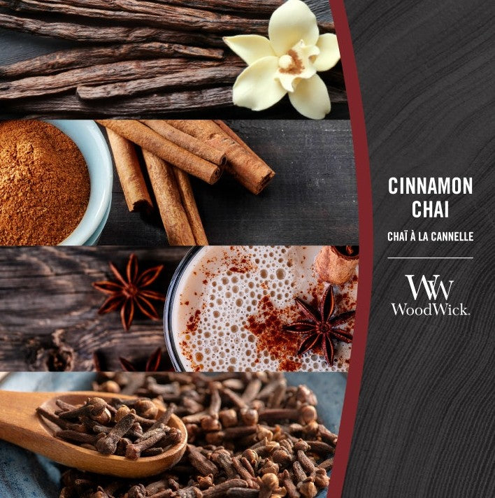 Woodwick Ellipse Cinnamon Chai 453gr