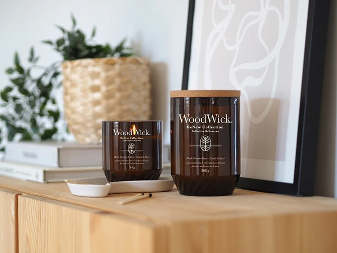 Woodwick Renew Large Black Currant & Rose 368gr
