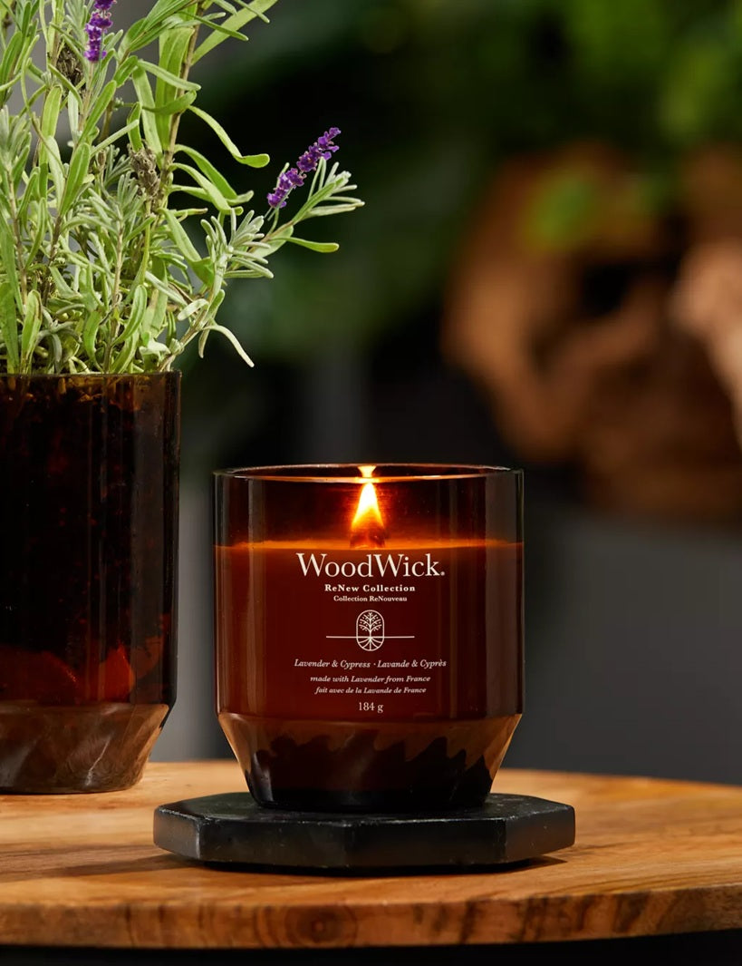 Woodwick Renew Medium Lavender & Cypress 184gr
