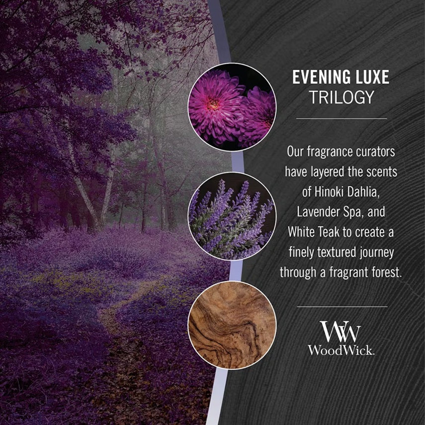 Woodwick Large Trilogy Evening Luxe (Luxueuse Soirée) 609gr