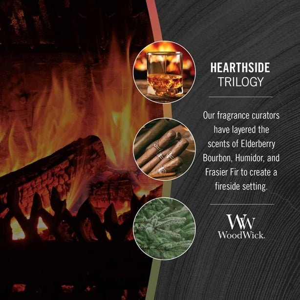 Woodwick Medium Trilogy Hearthside (Foyer) 275gr