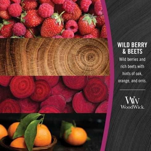 Woodwick Mini Wild Berry & Beets 85g