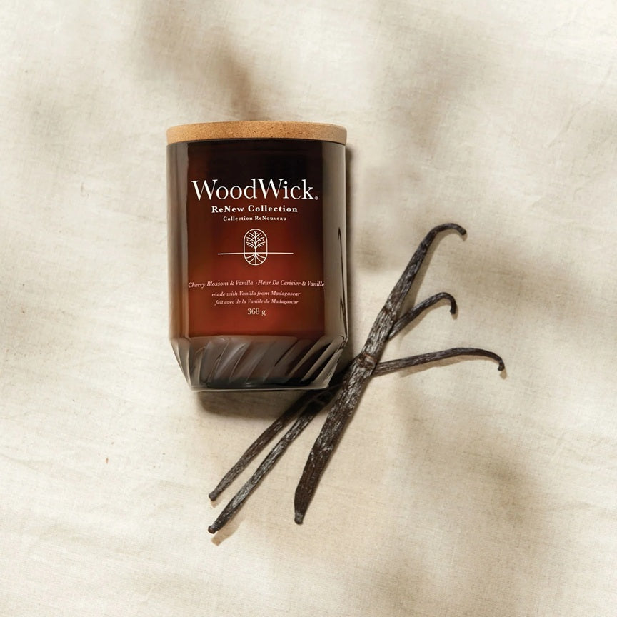 Woodwick Renew Large Cherry Blossoms & Vanilla 368gr