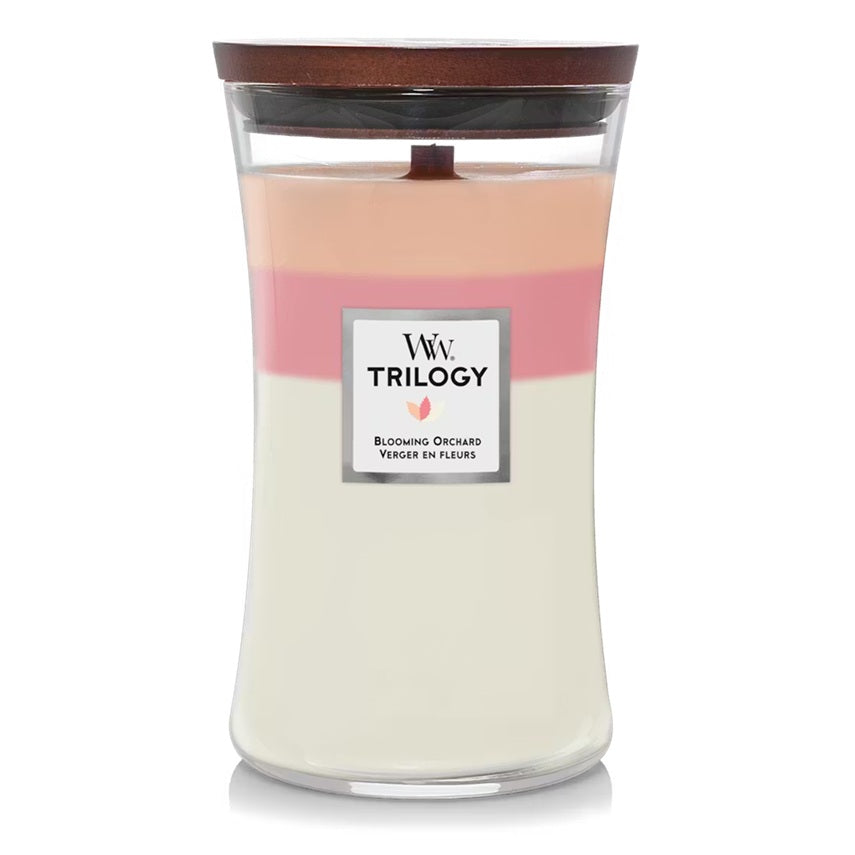 Woodwick Large Trilogy Blooming Orchard 609g