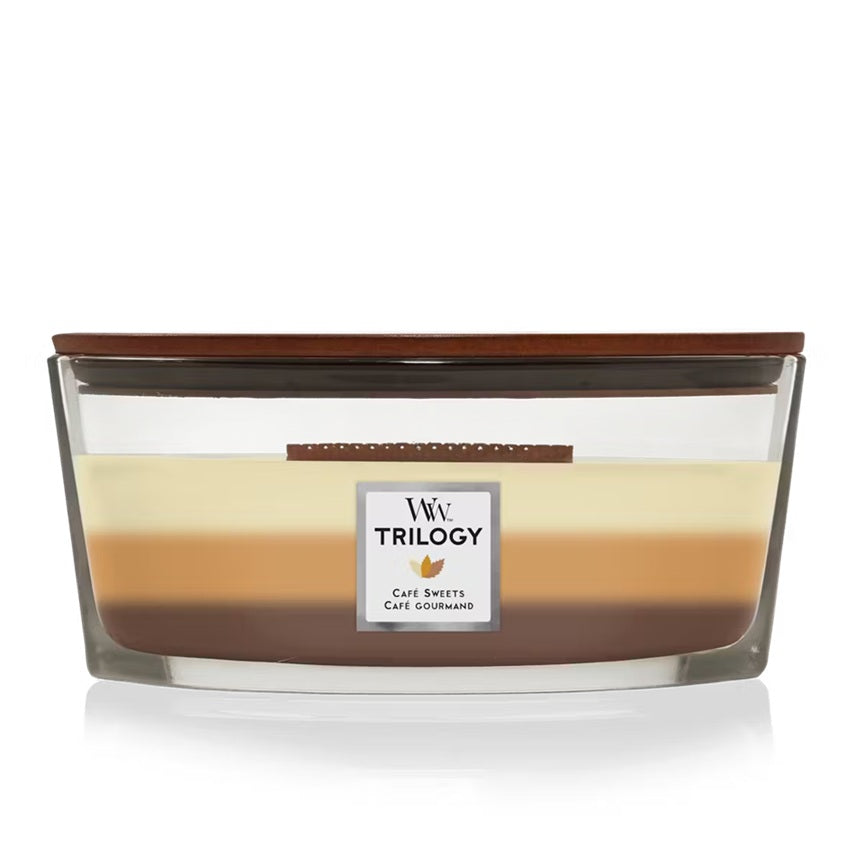 Woodwick Ellipse Trilogy Cafe Sweets (Café Gourmand) 453gr