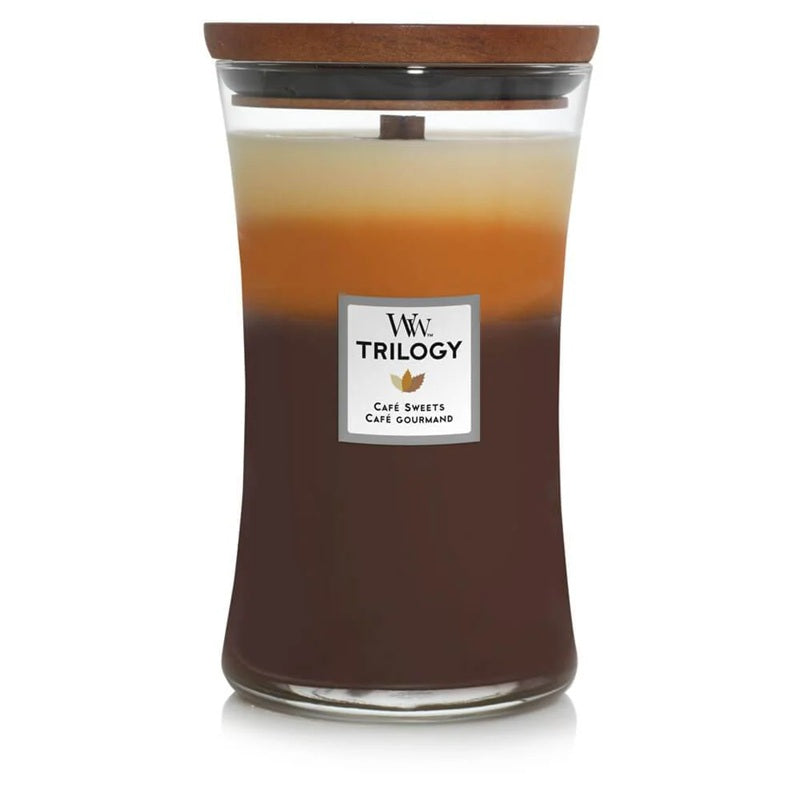 Woodwick Large Trilogy Cafe Sweets 609gr