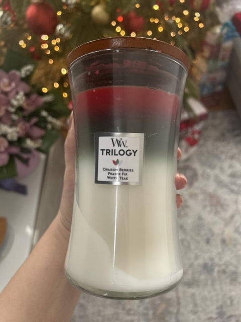 Woodwick Large Trilogy Winter Garland (Guirlande d'Hiver) 609gr