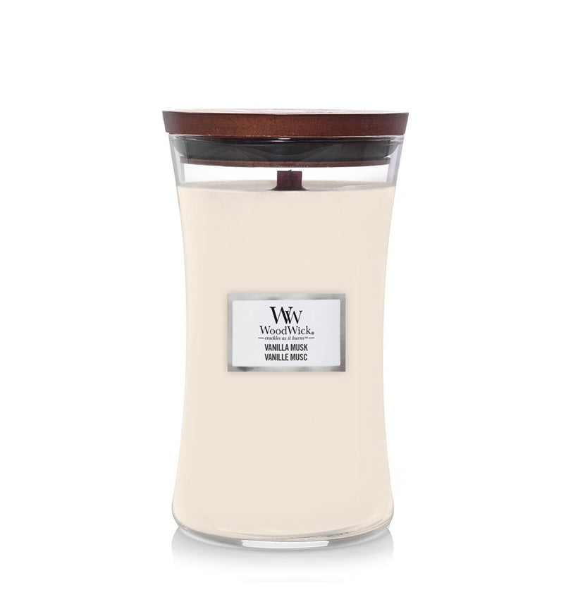 Woodwick Large Vanilla Musk 609g