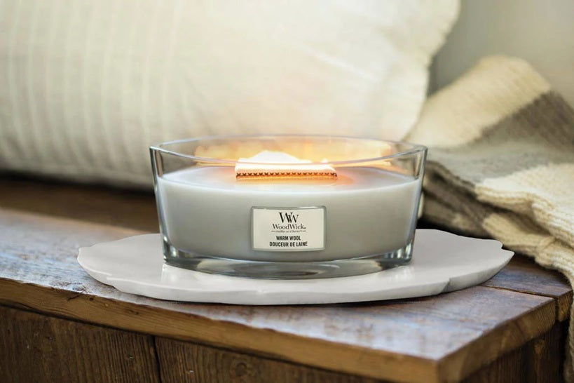 Woodwick Ellipse Warm Wool (Douceur de Laine) 453gr