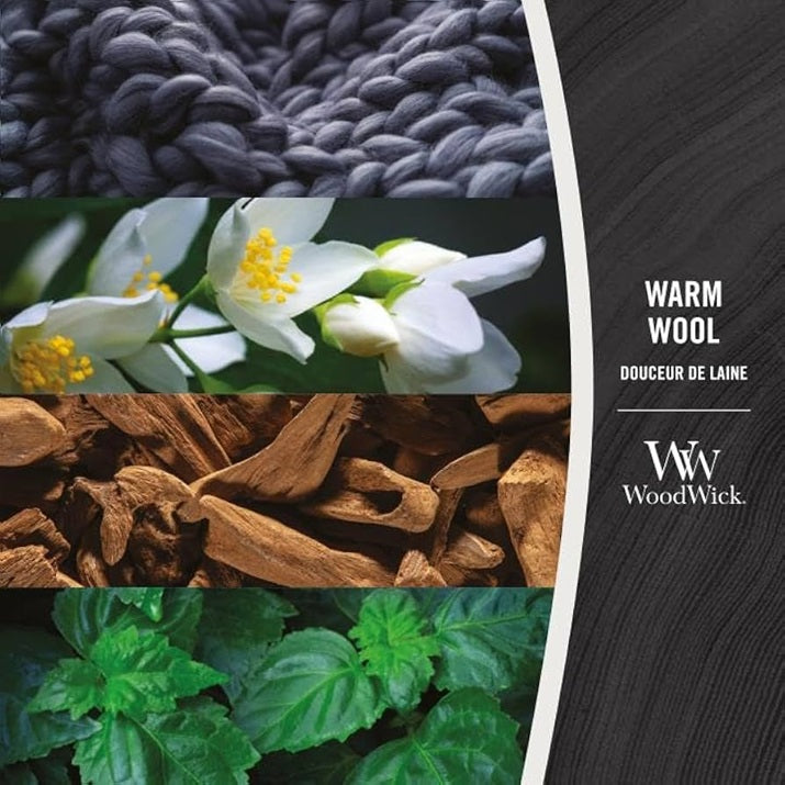 Woodwick Mini Warm Wool (Douceur de Laine) 85gr
