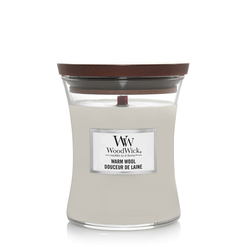 Woodwick Medium Warm Wool (Douceur de Laine) 275gr