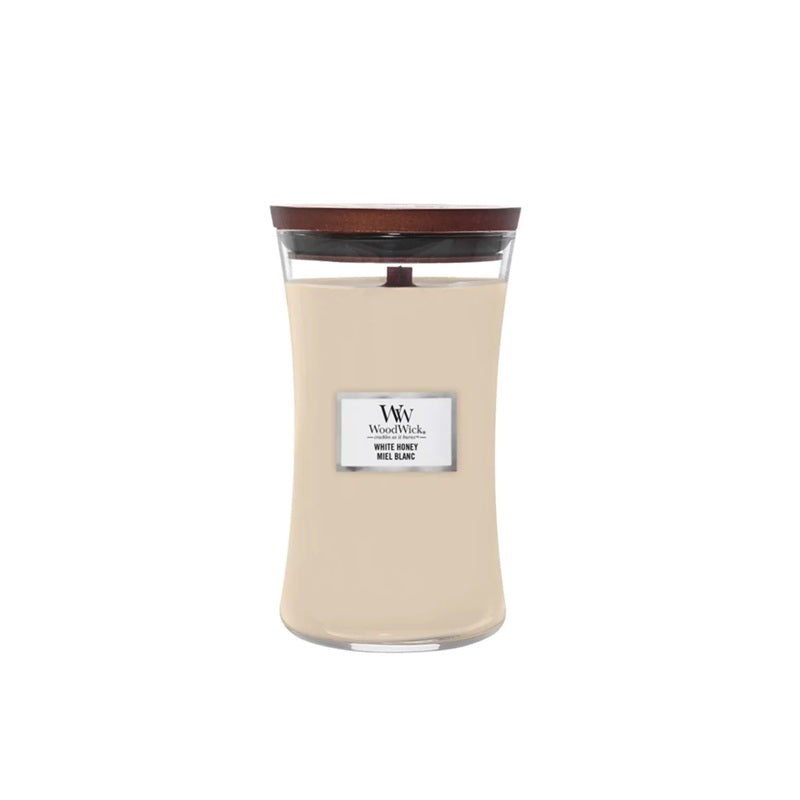 Woodwick Large White Honey 609g