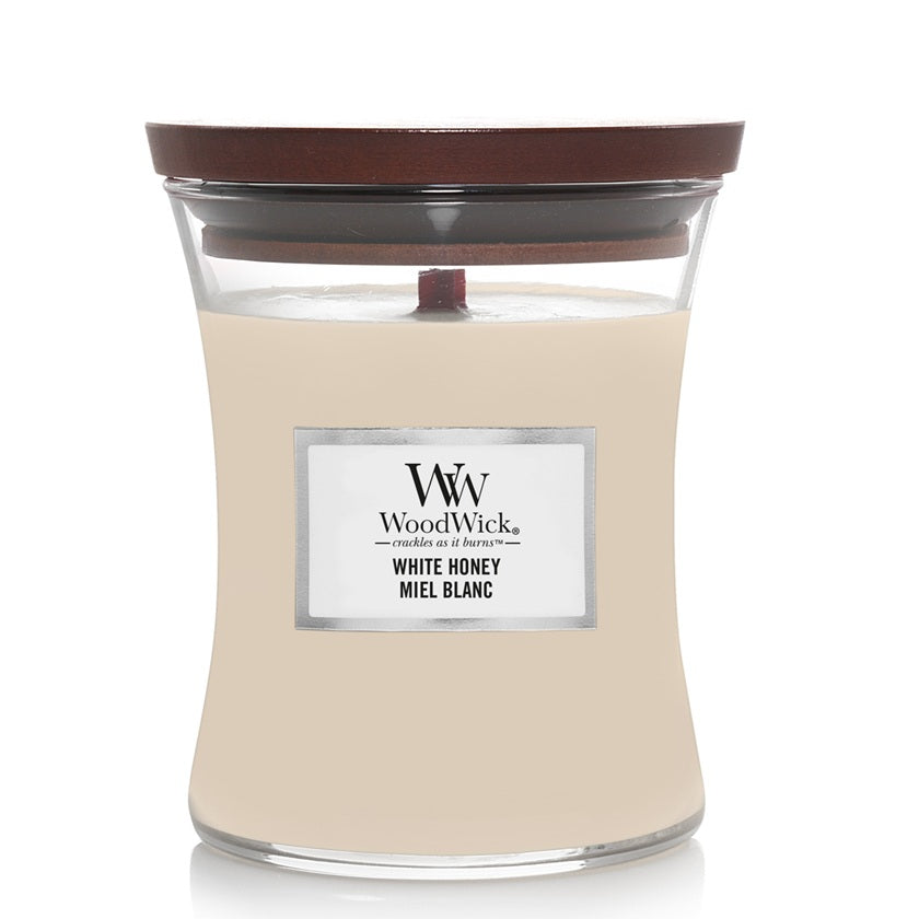 Woodwick Medium White Honey 275g