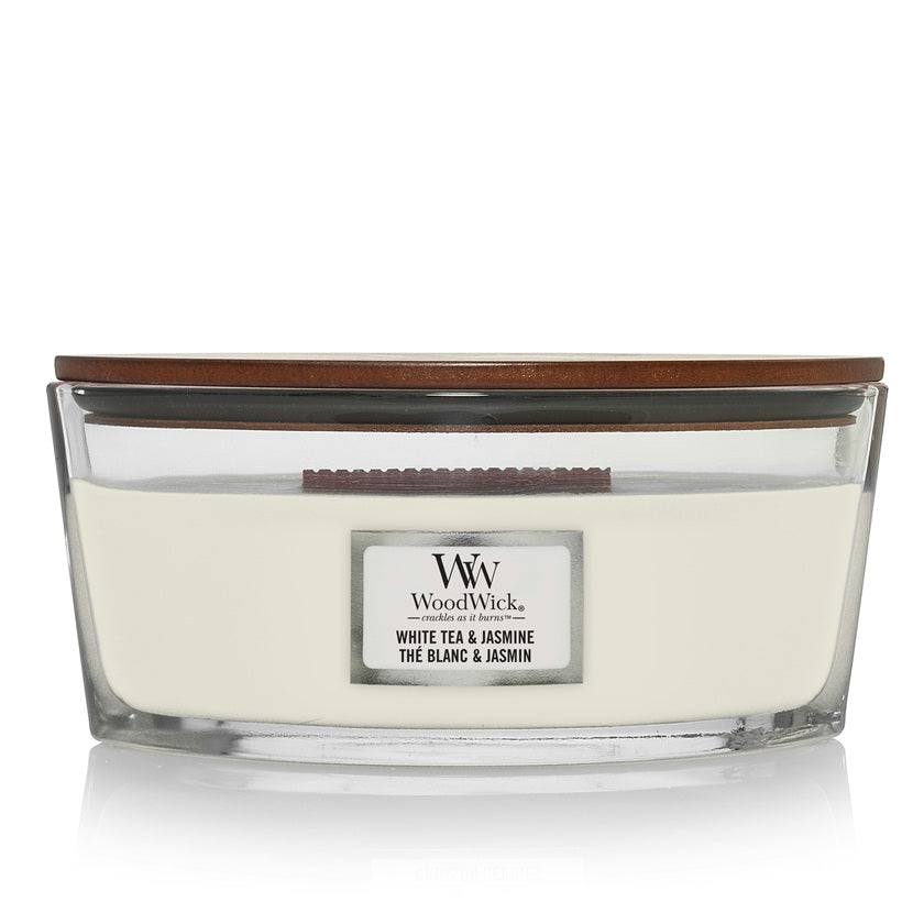 Woodwick Ellipse White Tea & Jasmine 453gr
