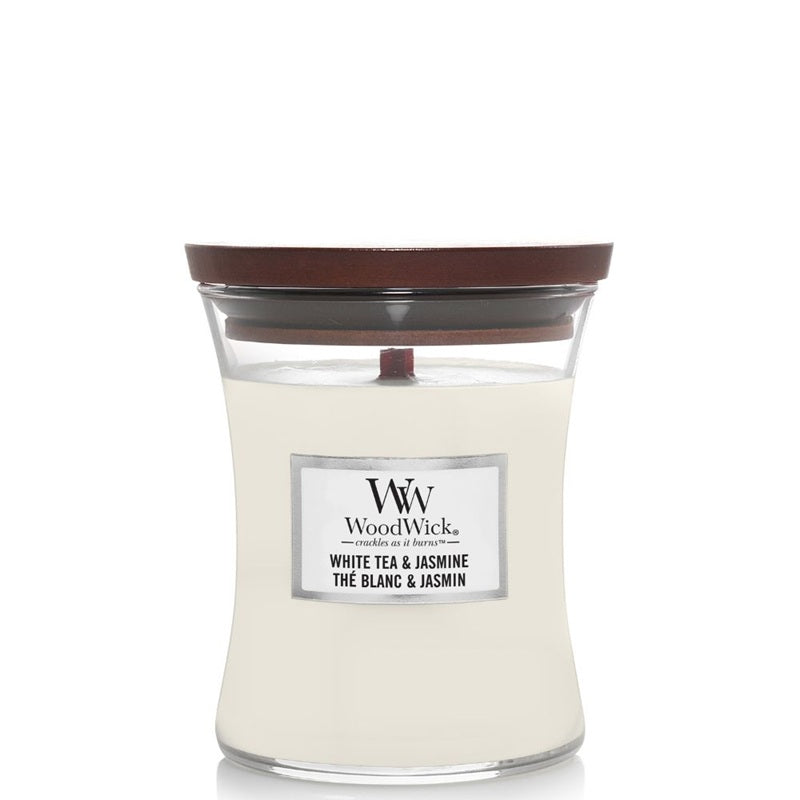 Woodwick Medium White Tea & Jasmine 275gr