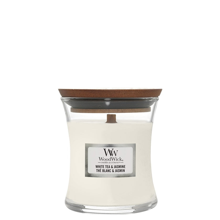 Woodwick Mini White Tea & Jasmine 85gr