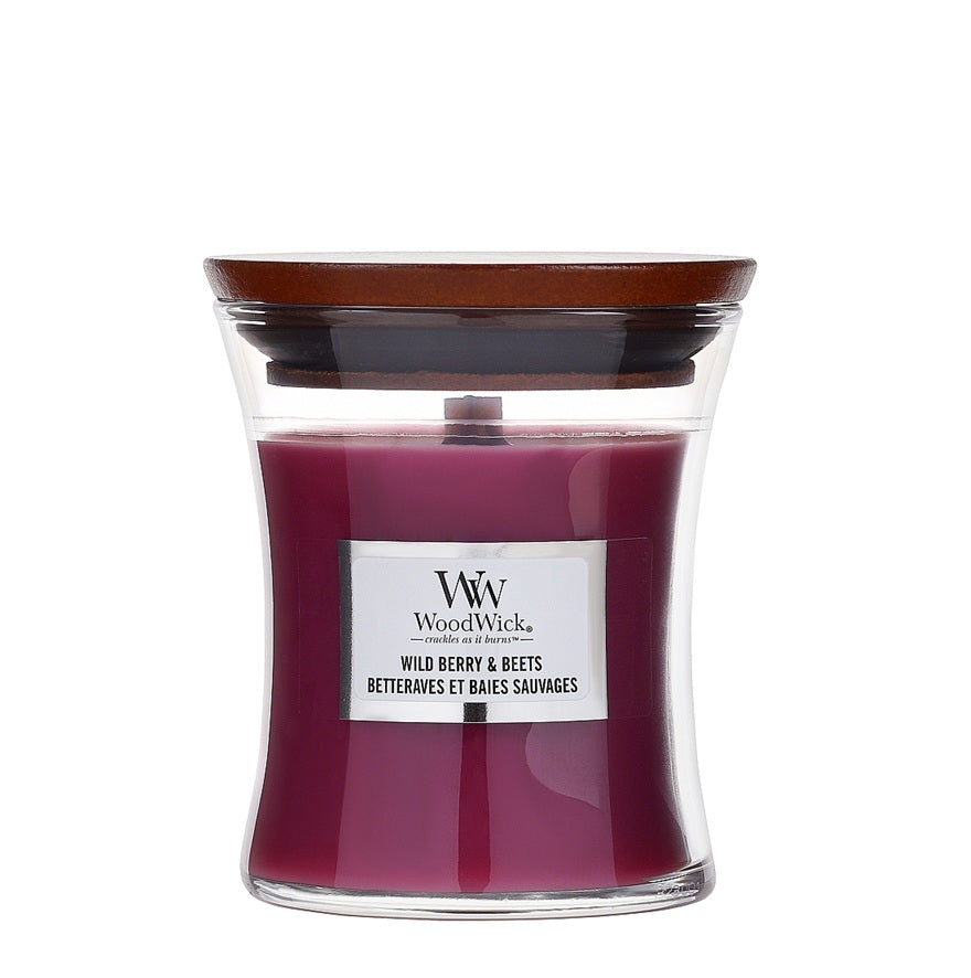 Woodwick Medium Wild Berry & Beets (Wild Berries & Beets) 275g