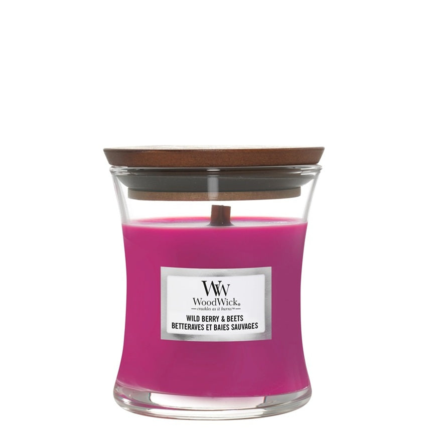 Woodwick Mini Wild Berry & Beets (Betteraves & Baies Sauvages) 85gr