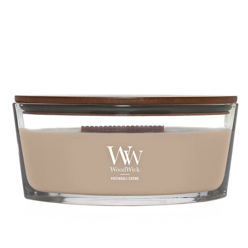 Woodwick Ellipse Patchouli Crème 453g