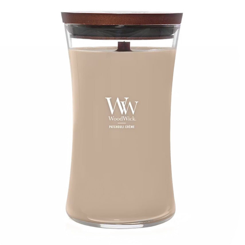 Woodwick Large Patchouli Cream 609g