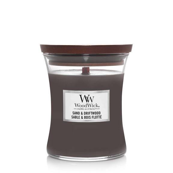 Woodwick Mini Sand & Driftwood 85g