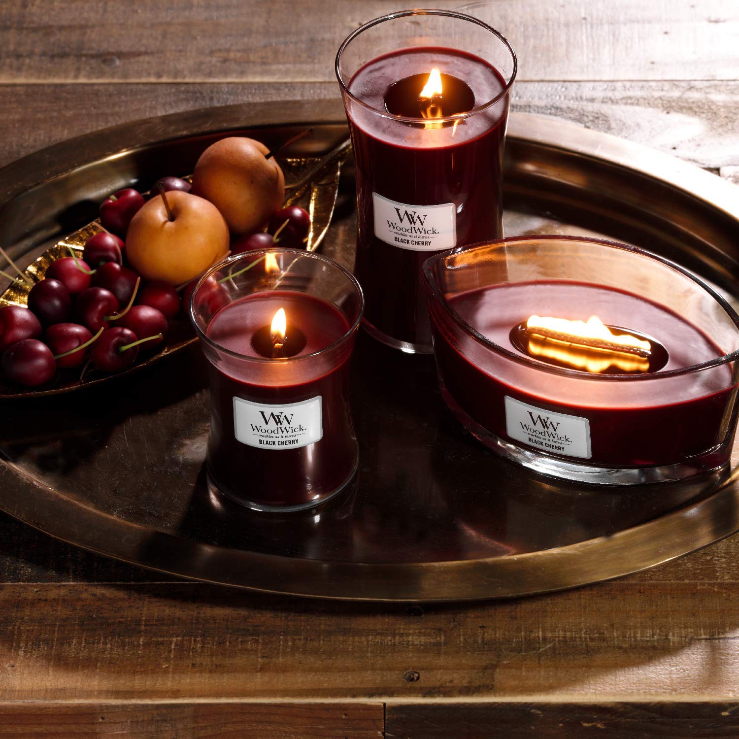 Woodwick Large Black Cherry 609g