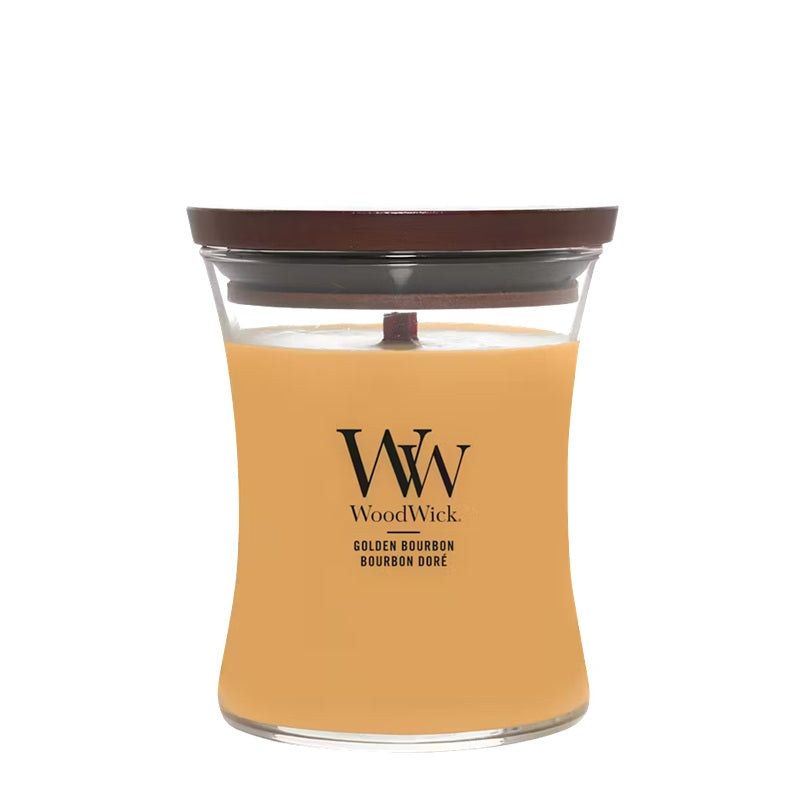 Woodwick Medium Golden Bourbon 275gr
