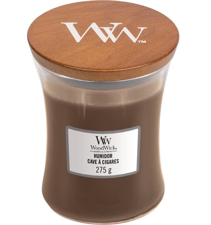 Woodwick Medium Humidor (Cave à Cigares) 275gr