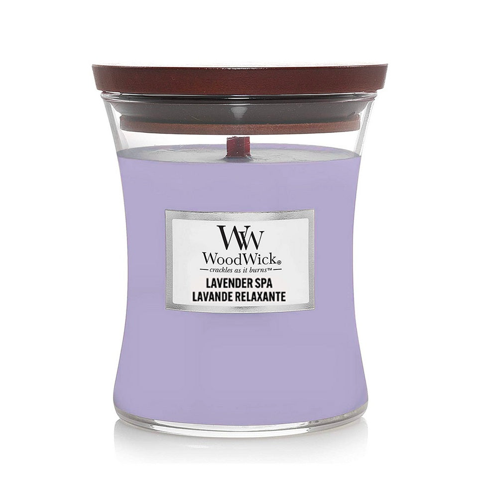 Woodwick Medium Lavender Spa (Relaxing Lavender) 275gr