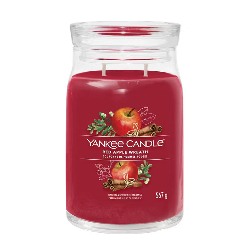 Yankee Candle Red Apple Wreath 567g - Large 2-Wick Signature