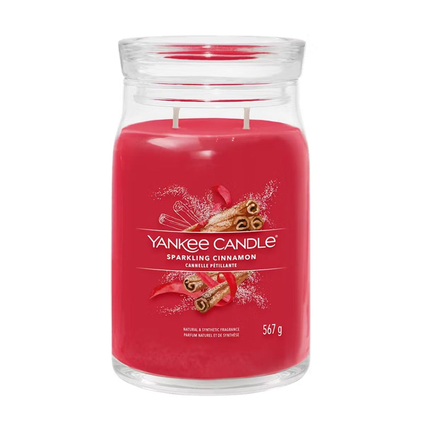 Yankee Candle Sparkling Cinnamon 567g - Large 2-Wick Signature